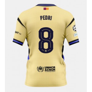 Fotbalové Dres Barcelona Pedri Gonzalez #8 Venkovní Oblečení 2025-26 Krátký Rukáv